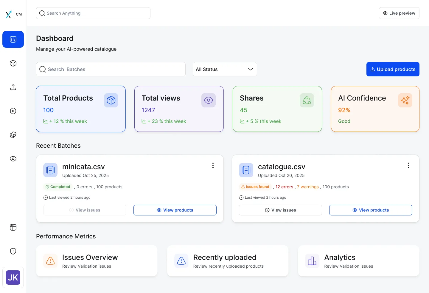 Analytics Dashboard